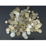 A quantity of pre-1947 UK silver coinage,