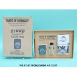 Zippo Sands of Normandy D-Day 60th Anniversary lighter set,
