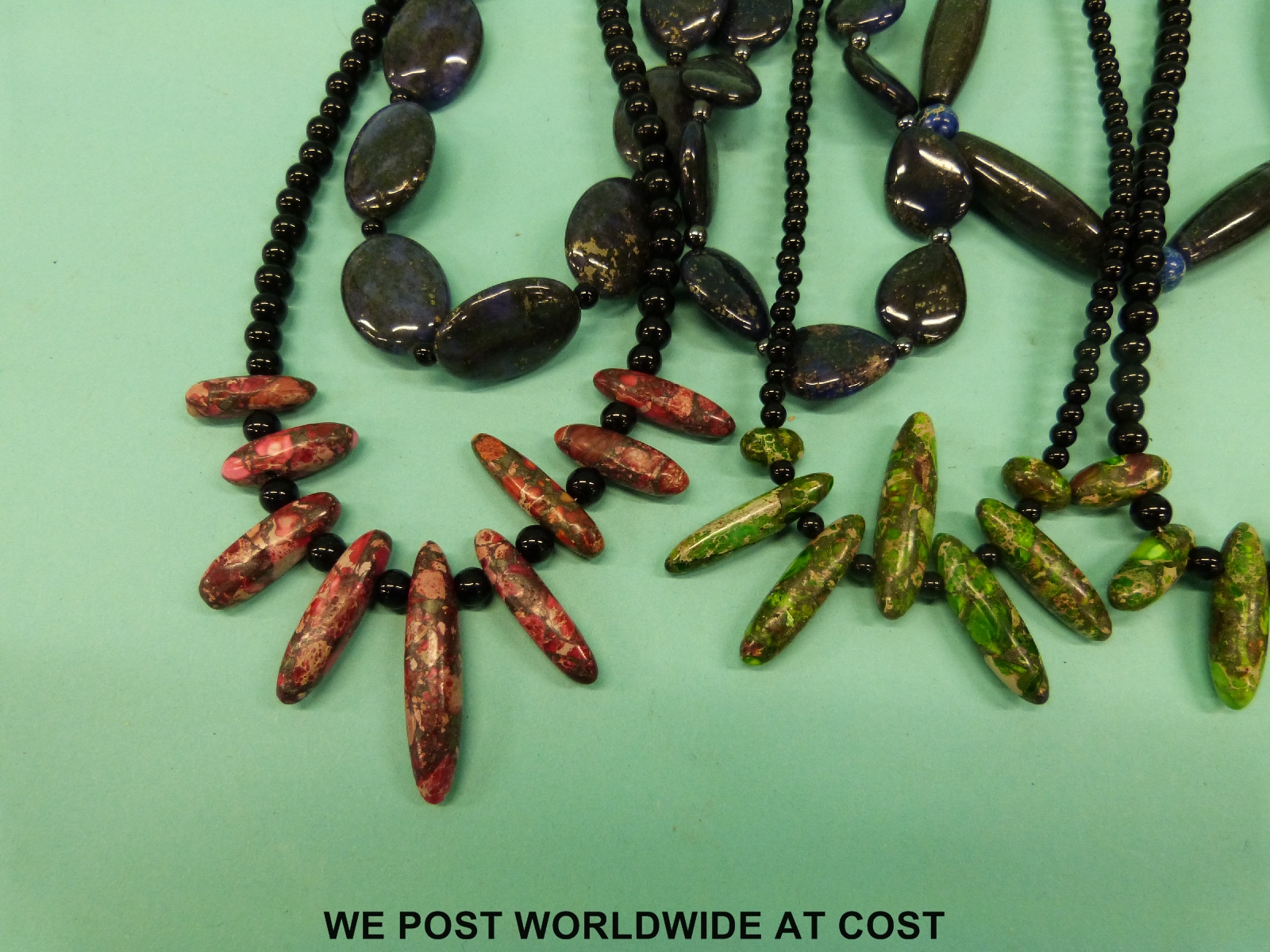 Twenty beaded jasper necklaces - Image 2 of 4