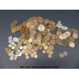 A collection of UK and overseas coins, George I onwards,