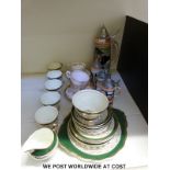 An Imperial part tea set,