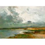 Errol Stephen Boyley Coastline signed oil on board 67 by 92,5cm