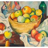 Eugene Labuschagne Still Life with Apples signed oil on panel 47,5 by 50,5cm