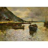 Errol Stephen Boyley Hout Bay signed oil on board 65 by 90cm