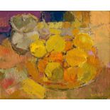 Frank Sydney Spears Lemons signed; inscribed with the title on a gallery label adhered to the