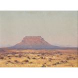 Willem Hermanus Coetzer Kranskop, Nylstroom signed and dated 48; printed with the title on a label