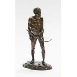 After Anton van Wouw The Bushman Hunter bears artist's signature bronze with a brown patina