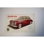 MOTORING BROCHURES: a collection of approx 28 vintage motoring brochures and advertisements,