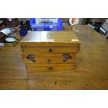 Three Victorian oak pistol cases, two labelled 'James Woodward & Sons, ...