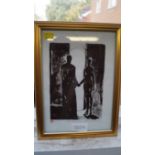 Elizabeth Rees, two figures, signed, numbered 6/20,