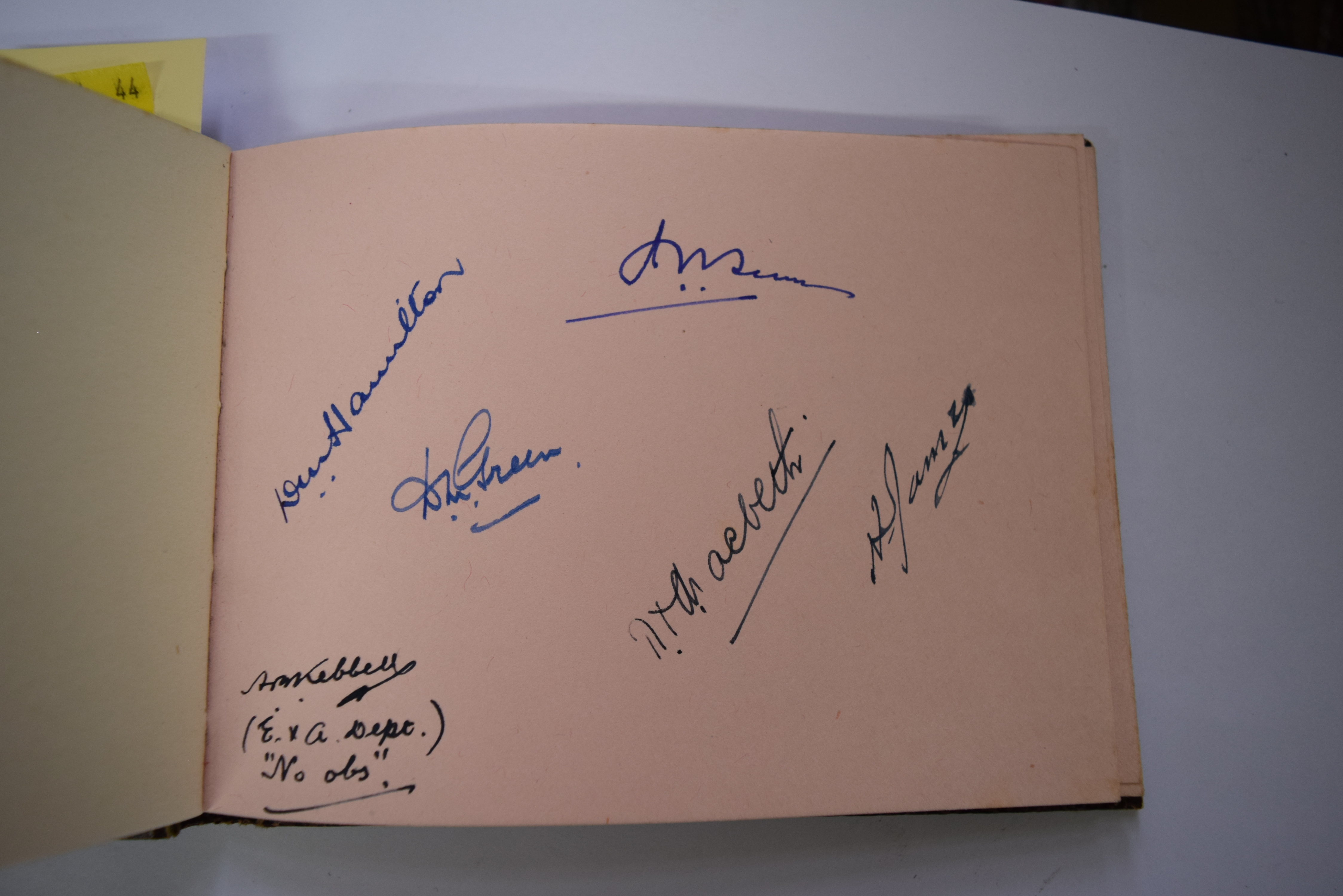 An old autograph album. - Image 6 of 6