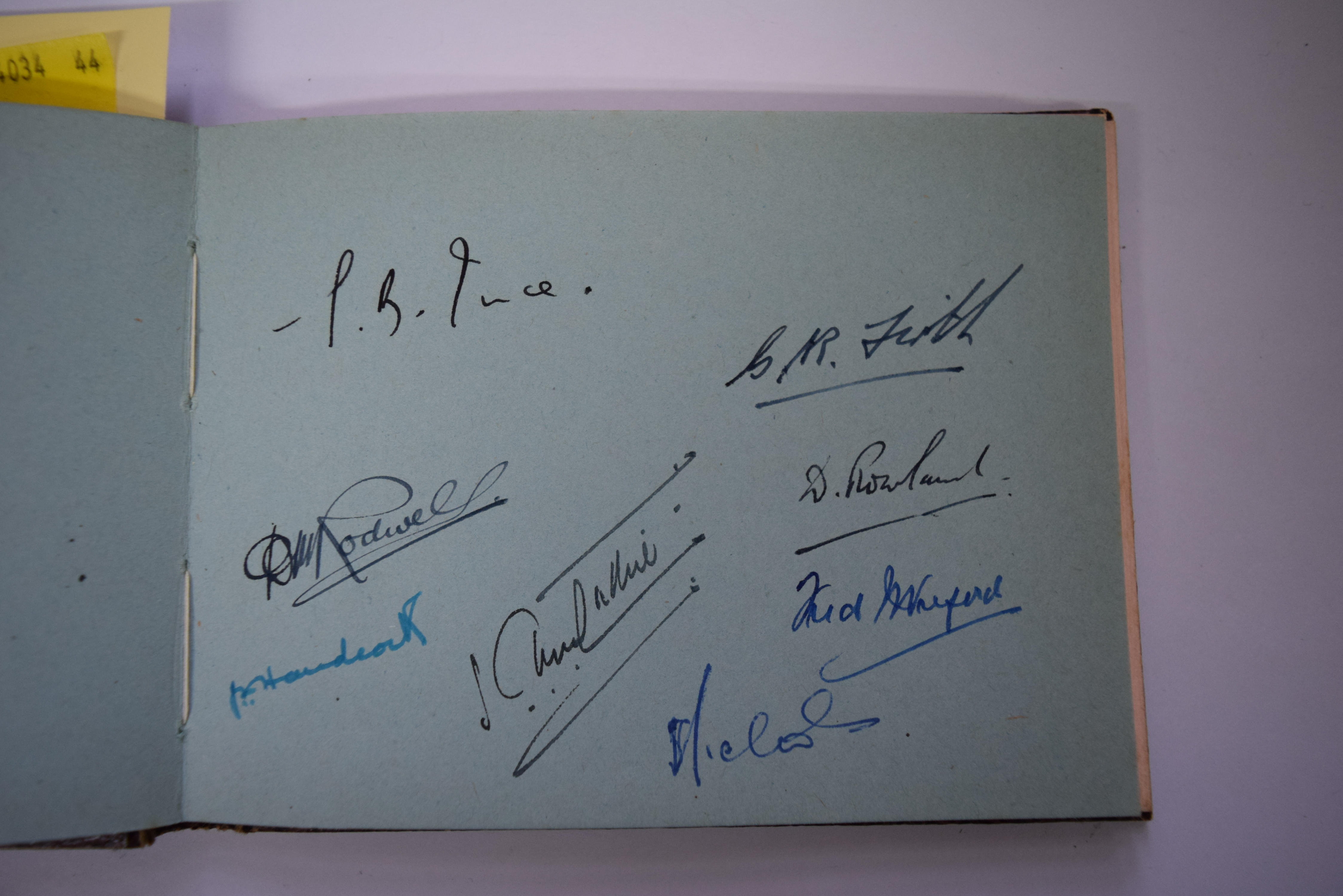 An old autograph album. - Image 4 of 6