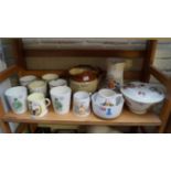 A collection of thirteen items of Victoria and later royal commemorative china and pottery.