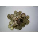 Coins: a small quantity of pre-decimal coins.