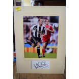 Autographs: two framed photographic displays, by Wonderland Memorabilia,