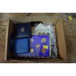 Coins: a small quantity of GB and World coins, some boxed and presentation packs.