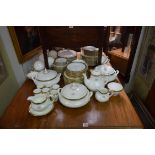 A Royal Doulton 'Clarendon' pattern extensive dinner service.