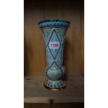 A Doulton Lambeth stoneware vase, 22.5cm high.