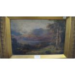 W L Turner, Lake District scene, signed and dated 1902, oil on canvas, 29.5 x 45cm.