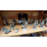 A set of twelve Franklin Mint 'The Cries of Olde London' pewter figures,