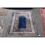 A Persian design prayer rug, 158 x 123cm.