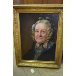 G Baldry, a head and shoulders portrait of a lady, signed and dated 1863, oil on canvas, 47.