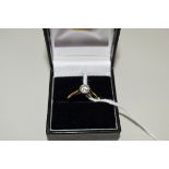 An 18ct gold diamond solitaire ring, approximately 0.8ct.