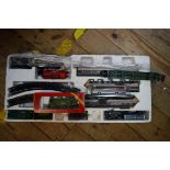 An OO gauge diesel locomotive train set; together with a Hornby boxed LNER locomotive;