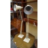 Two similar Herbert Terry & Sons Ltd Anglepoise lamps.