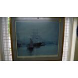 Montague Dawson, 'The Pagoda Anchorage', signed in pencil, blind stamped, colour print, I.60.