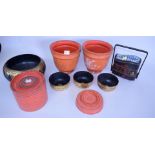 A small quantity of Oriental lacquerware,