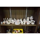A quantity of crested china,