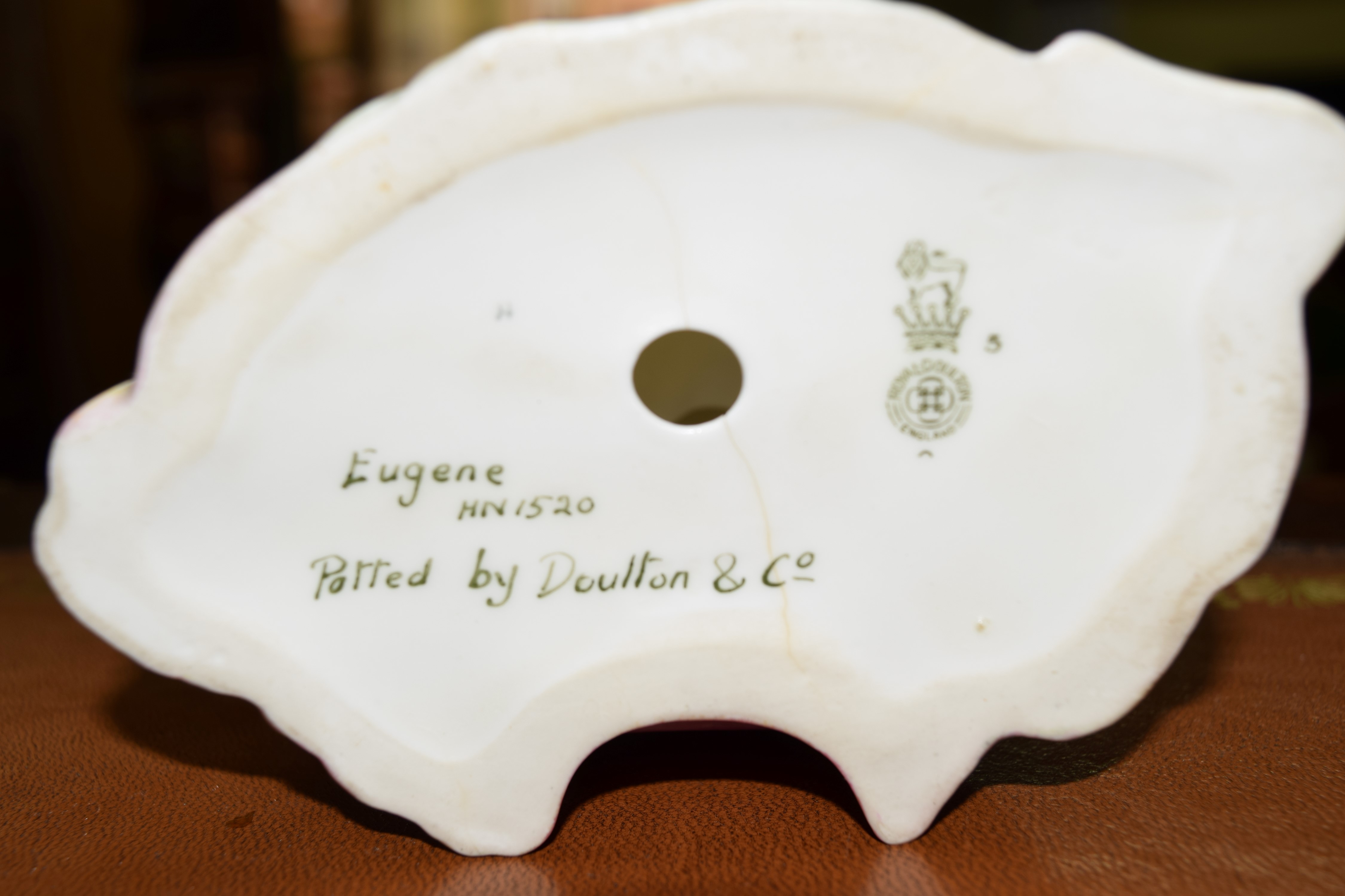 A mixed lot of English pottery and porcelain, to include: a Royal Doulton figure of 'Eugene', - Image 2 of 3