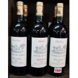 Six bottles of 1996 Chatellenie Chesnee des Moines Haut Medoc.