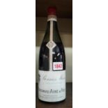 A bottle of 1949 Bonnes Mares, Bouchard Aine & Fils.