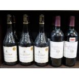 Six 75cl bottles of 1999 Seigneur de Fontimple Vacqueyras;