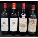 Nine mixed red wines,