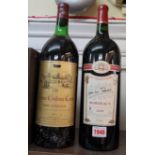 Two 150cl magnum bottles of red wine,