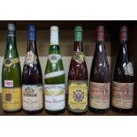 Six bottles of German white wine,