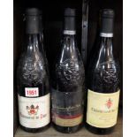 Six 75cl bottles of Chateuneuf-du-Pape, comprising: two 2001; two 2004; and two 2006.