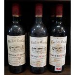 Six bottles of 1986 Chateau Rocher Gardat Montegne St Emillion.