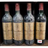 Twelve bottles of 1971 Chateau Mauvezin St Emillion.