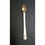 A George III silver medicine spoon, London 1810, 12cm, 12.5g.