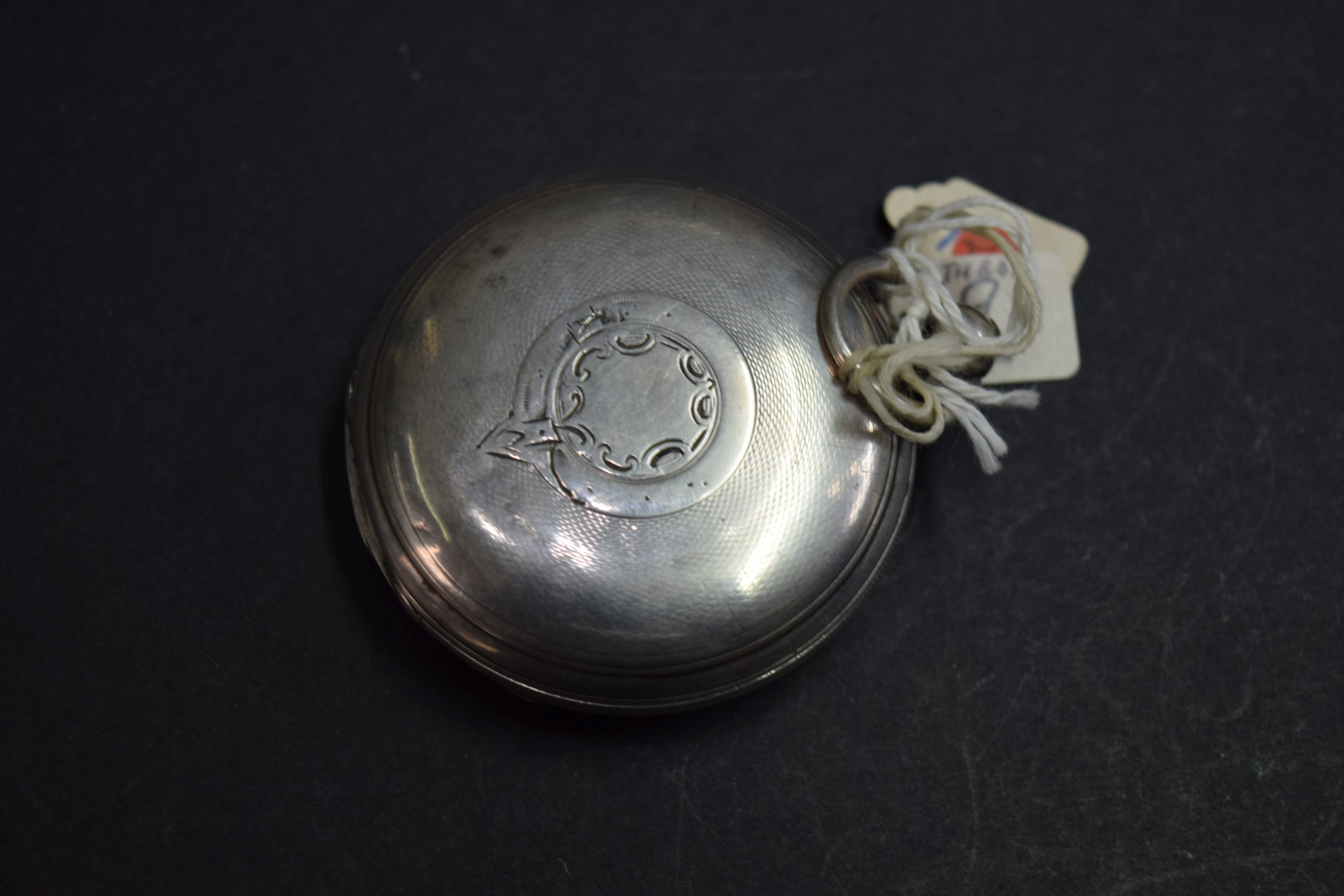 A silver full hunter fusee pocket watch, by John Forrest, London, No 11080, having signed 4. - Image 2 of 3