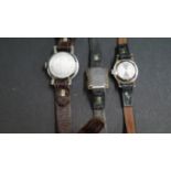 Three various ladies wristwatches, by Ingersol, Hamilton and an unnamed example.