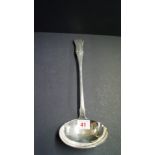 A Scottish George III silver Kings pattern soup ladle, by James & Walter Marshall, Edinburgh,