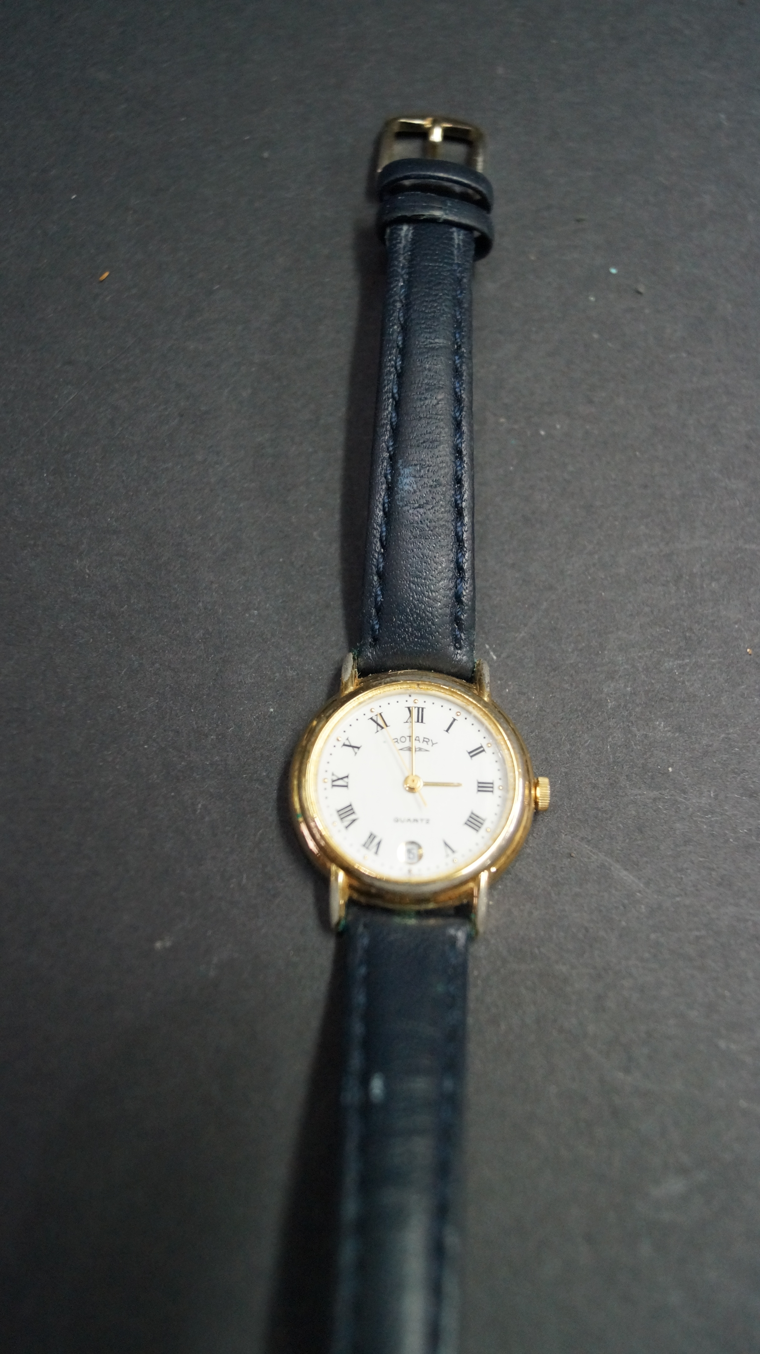 A cased Rotary ladies quartz wristwatch and a vintage Rotary gentleman's wristwatch. - Image 2 of 2