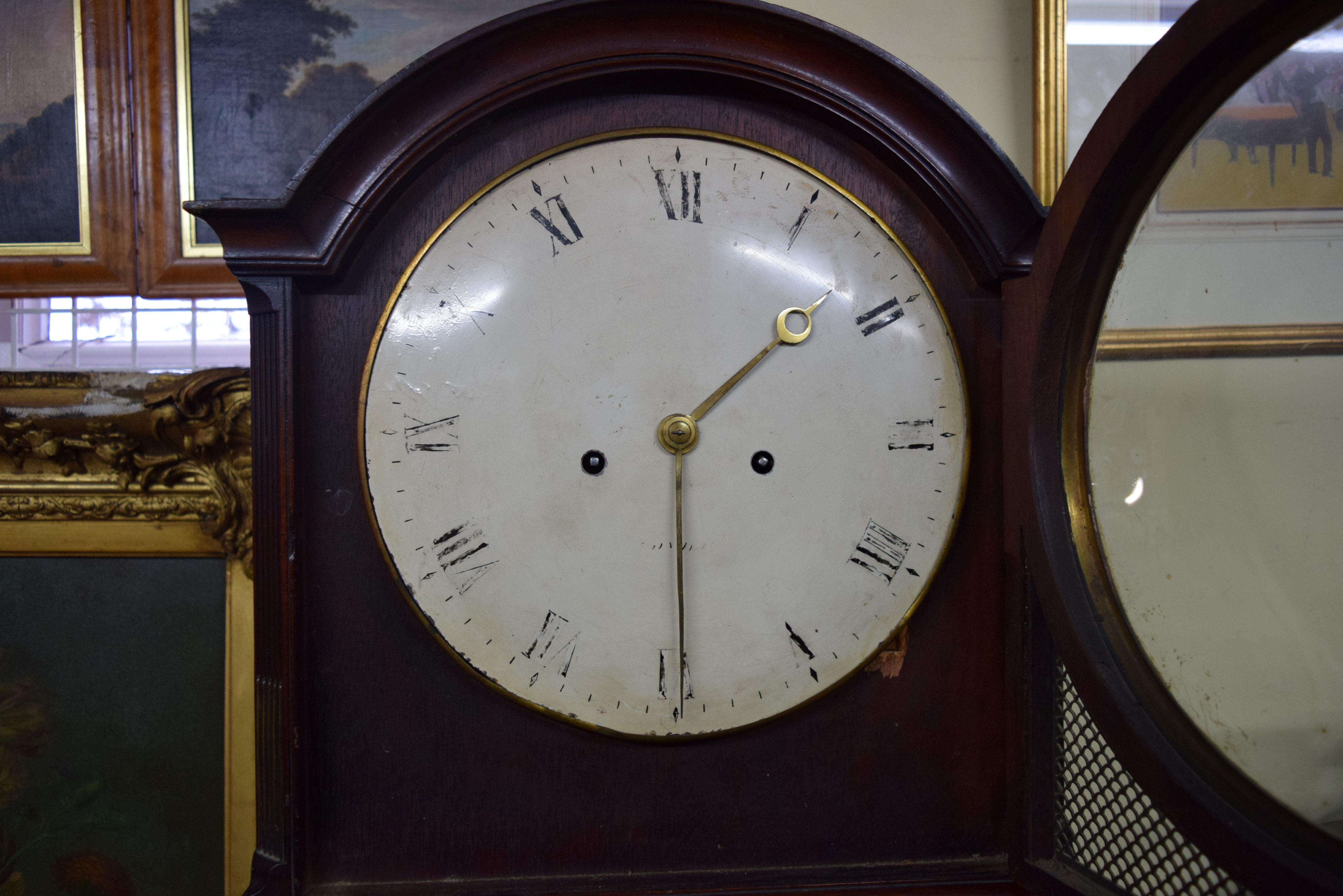 A George III figured mahogany, 8 day longcase clock, - Image 3 of 14