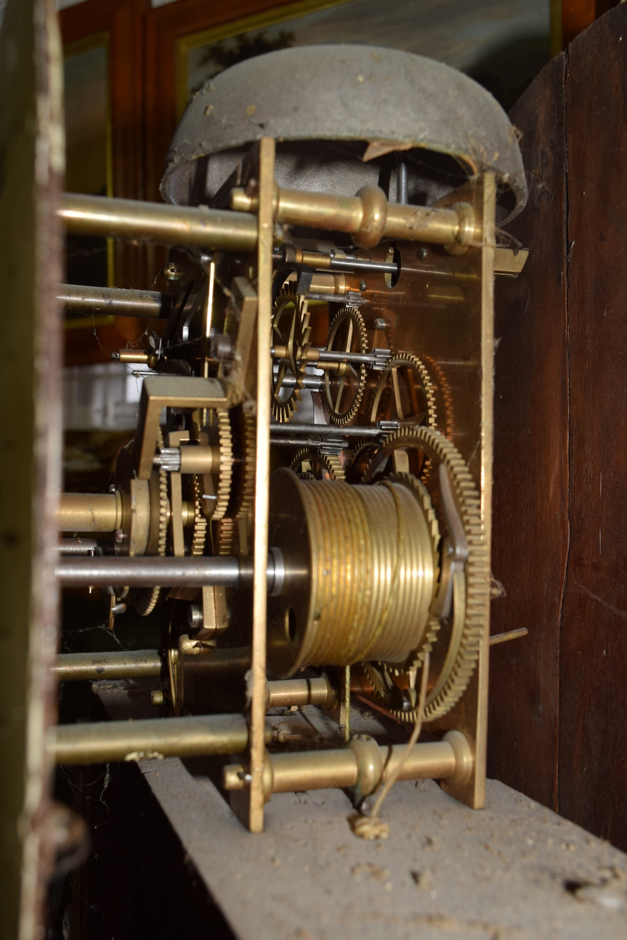 A George III figured mahogany, 8 day longcase clock, - Image 9 of 14