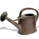 A copper watering can French, circa 1820 fitted with original rose 39cm.; 15ins high